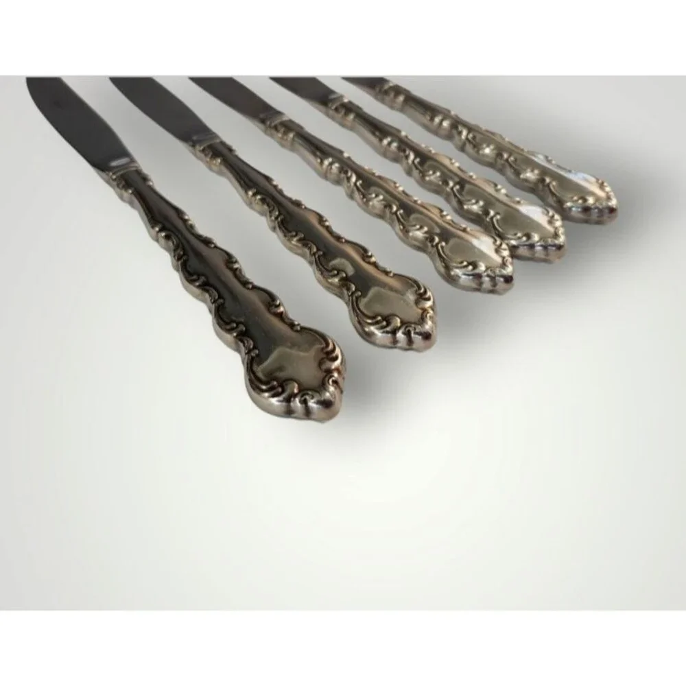 5 Oneida Deluxe MOZART‎ Stainless Steel 9'   1/8